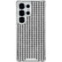 Houndstooth Black/White Galaxy S25 Ultra Clear Case